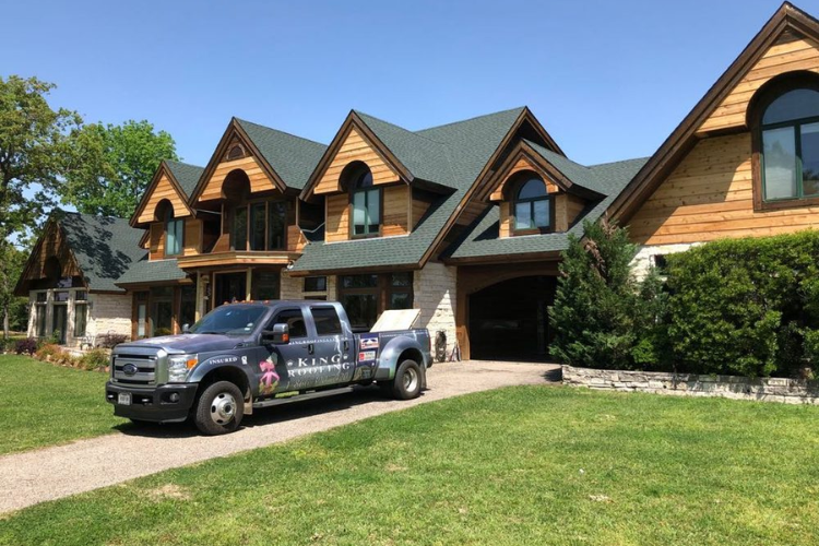 Completed roofing project by King Roofing & Solar in Kaufman, TX