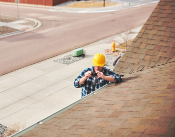 Roof inspection by King Roofing & Solar in Corsicana, TX